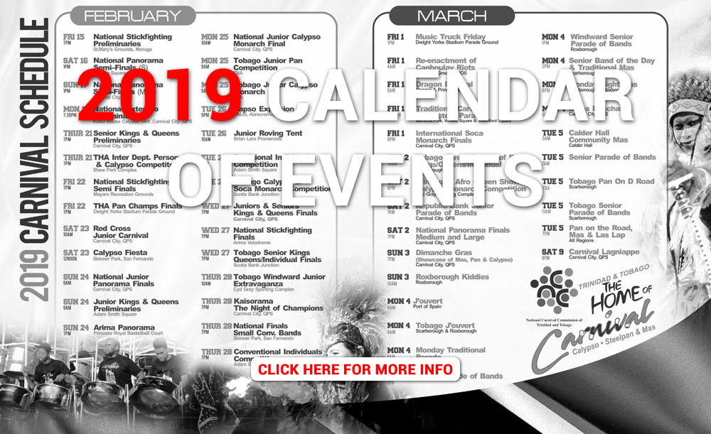 NCC Calendar Of Events 2019